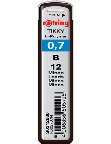 Mine grafit 0.7 B | Rotring Consumabile cod S0312680