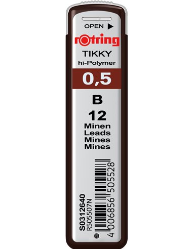 Mine grafit 0.5 B | Rotring Consumabile cod S0312640