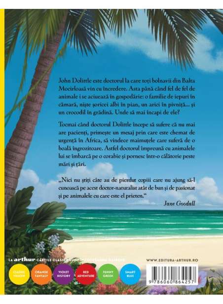 Povestea doctorului Dolittle - Hugh Lofting | Editura Arthur