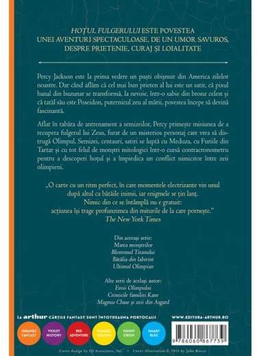 Percy jackson 1: Hotul fulgerului   - Rick...