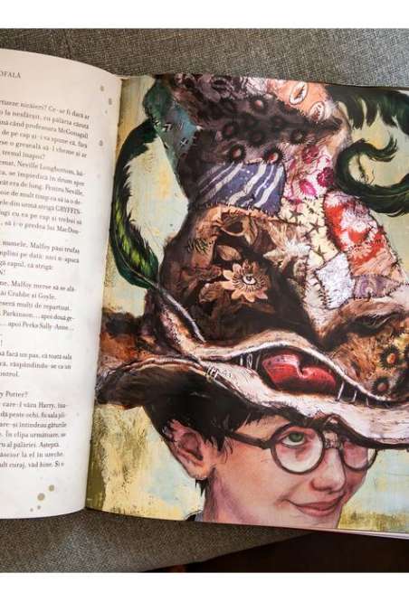 Harry Potter si piatra filozofala - editie ilustrata, text integral - J.K. Rowling | Editura Arthur