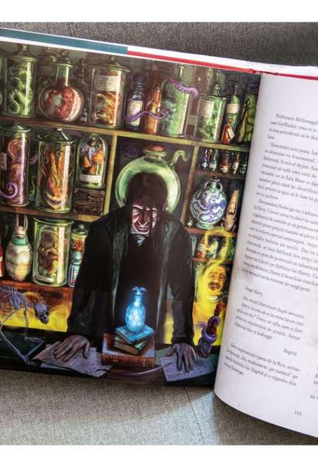 Harry Potter si piatra filozofala - editie ilustrata, text integral - J.K. Rowling | Editura Arthur