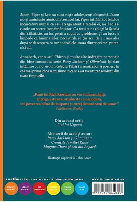 Eroii Olimpului vol.1 Eroul pierdut - Rick Riordan | Editura Arthur