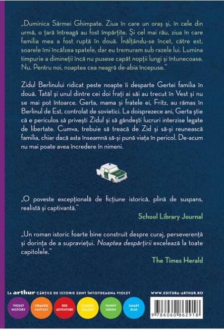 Noaptea despărțirii - Jennifer A. Nielsen | Editura Arthur