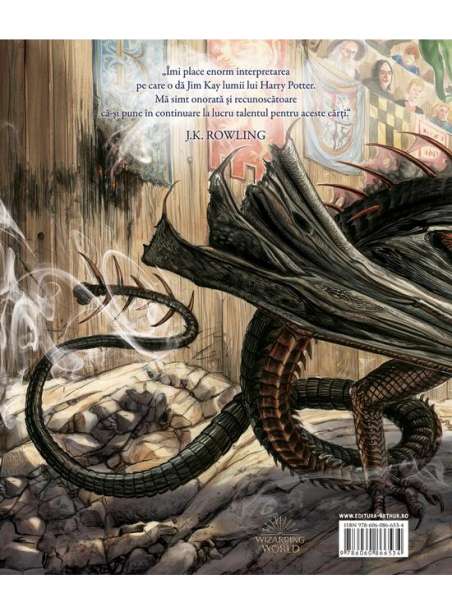 Harry Potter si pocalul de foc. Vol. 4 - J.K. Rowling | Arthur [editie ilustrata]