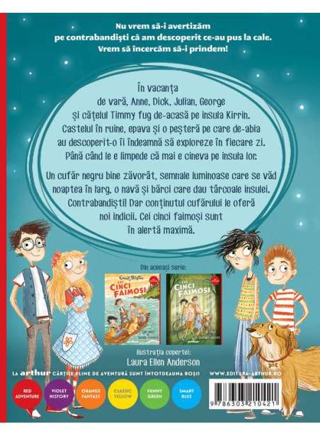 Cei cinci faimoși 3. Cei cinci fug de acasă - Enid Blyton | [cartonat] Arthur
