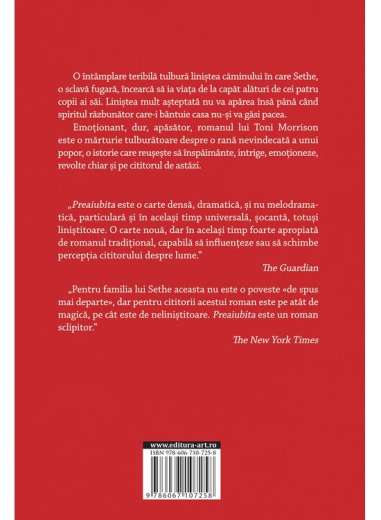 Preaiubita - Toni Morrison | Editura Art