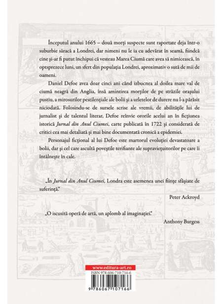 Jurnal din anul ciumei   - Daniel Defoe | Art
