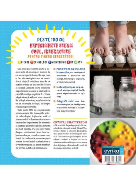 Evrika! Experimente stiintifice pentru copii -  Crystal Chatterton | Academia Arthur
