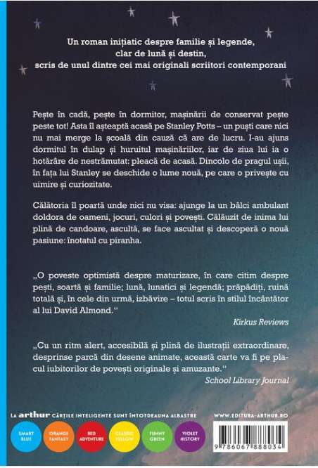 Băiatul care a înotat cu piranha - David Almond | Editura Arthur