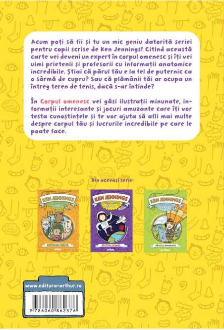 Cartile micului geniu: Corpul omenesc - Ken Jennings | Art