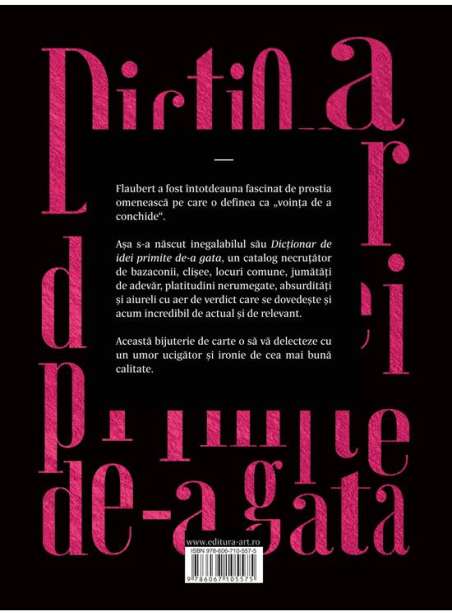 Dicționar de idei primite de-a gata - Gustave Flaubert | Art