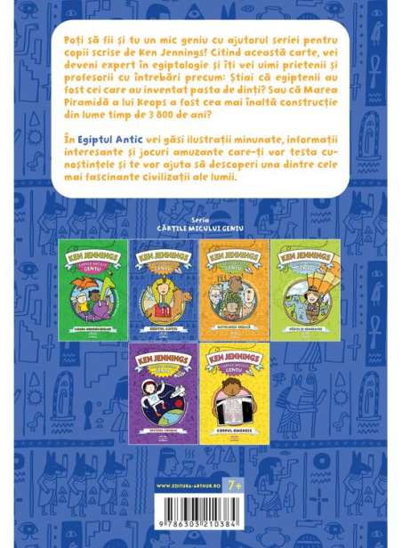 Cărțile micului geniu: Egiptul antic - Ken Jennings | Arthur