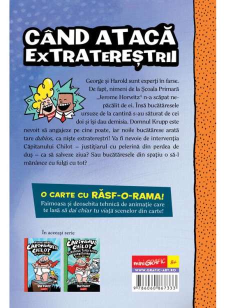 Capitanul Chilot vol 3.  Capitanul Chilot si invazia bucatareselor incredibil...  - Dav Pilkey | mini Grafic [color, cartonat]