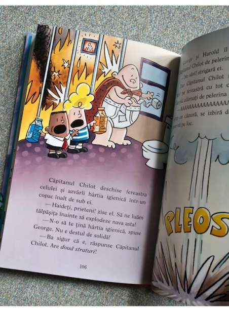 Capitanul Chilot vol 3.  Capitanul Chilot si invazia bucatareselor incredibil...  - Dav Pilkey | mini Grafic [color, cartonat]