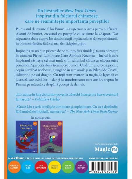 Când marea s-a prefăcut în argint - Grace Lin | Arthur [orange FANTASY, paperback]