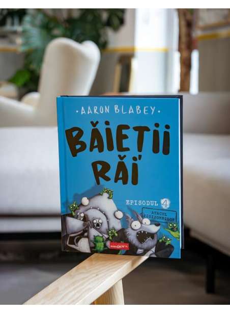 Băieții Răi. Episodul 4. Atacul pisizombilor - Aaron Blabey | Editura miniGRAFIC