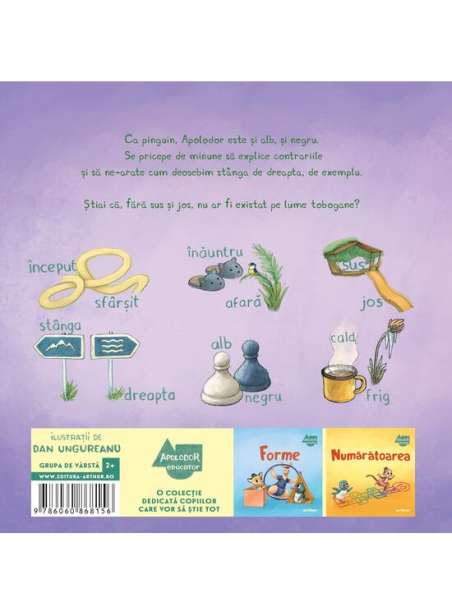 Apolodor educator: Contrarii | Editura Arthur [cartonat]