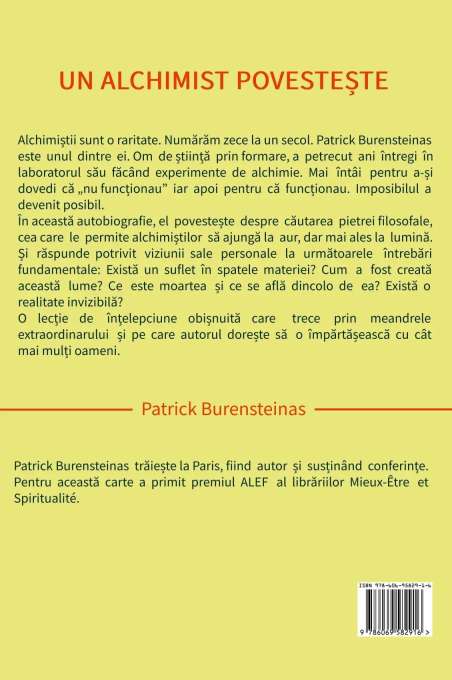 Un alchimist povestește. Autobiografia unui alchimist - Patrick Burensteinas | Solisis