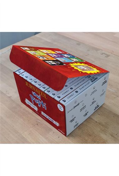 Box set Jurnalul unui Pusti (volumele 1- 10) + Jurnalul meu, editie paperback - Jeff Kinney  | Editura Arthur