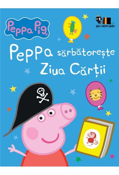 Peppa Pig sarbatoreste Ziua Cartii -   | Vlad si cartea cu Genius