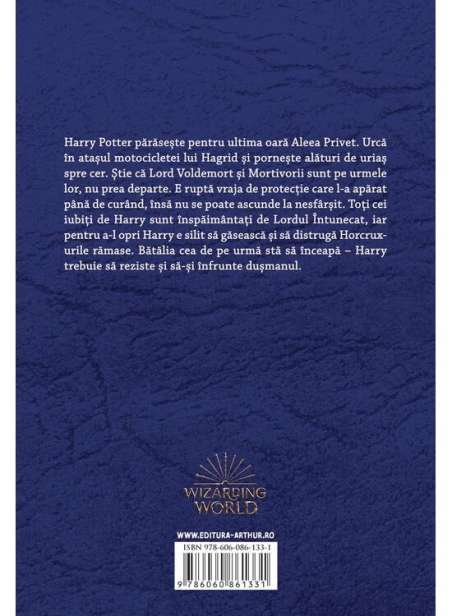 Harry Potter si Talismanele Mortii Vol 7 - J.K. Rowling | Arthur [cartonata]