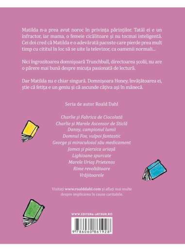 Matilda [format mic] - Roald Dahl | Editura Arthur