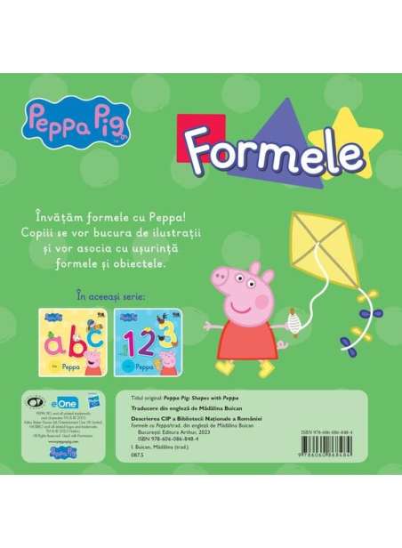 Peppa Pig: Formele cu Peppa [cartonat]  - Neville Astley | Vlad Si Cartea Cu Genius