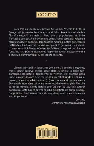 Elementele filosofiei lui Newton - Voltaire |...