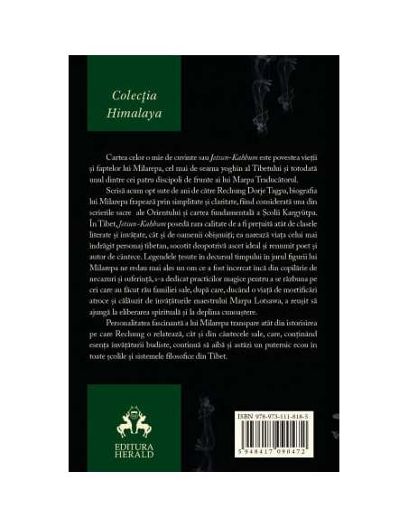 Milarepa - Marele yoghin tibetan - Dorje Tagpa Rechung | Editura Herald