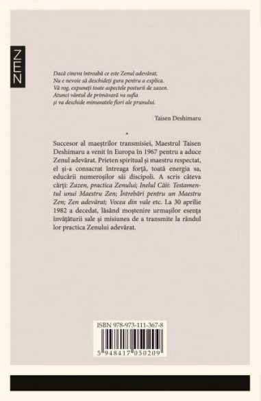 Zen si viata cotidiana - Taisen Deshimaru |...