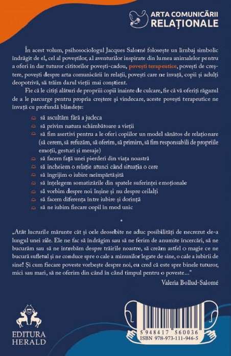 Povesti vindecatoare despre lucruri marunte ce ascund posibilitati infinite - Jacques Salome | Editura Herald
