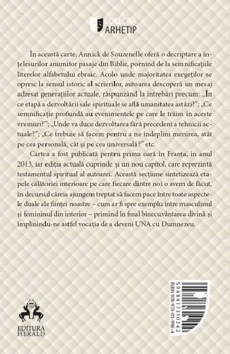 Mergi spre tine insuti - Annick De Souzenelle | Editura Herald