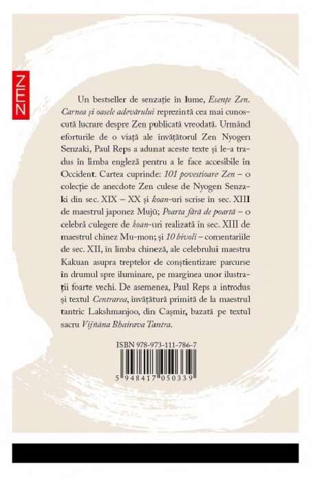 Zen in carne si oase - Cele mai frumoase povestiri, koan-uri si invataturi zen - Paul Reps | Editura Herald