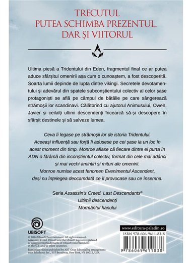 Assassin's Creed. Ultimii descendenti. Ursita zeilor - Rene Goscinny  | Paladin 