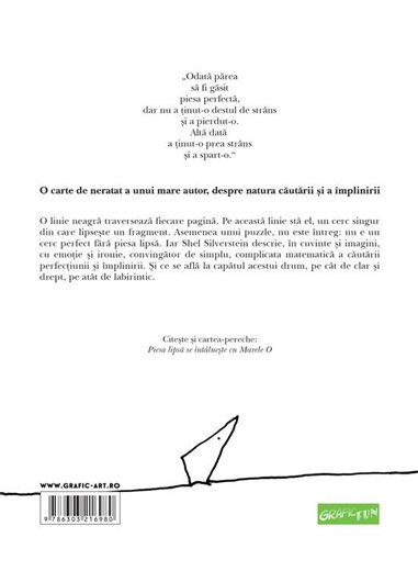 Piesa lipsa - Shel Silverstein | Editura Grafic [cartonata]