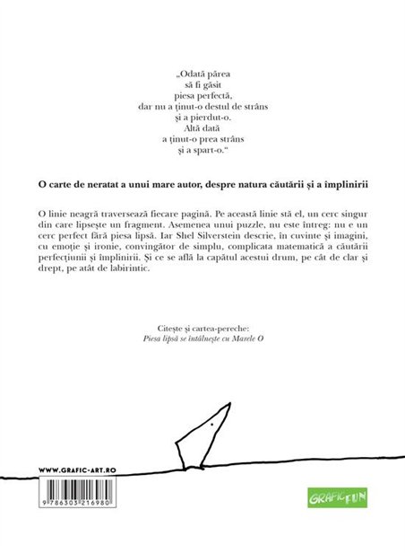 Piesa lipsa - Shel Silverstein | Editura Grafic [cartonata]