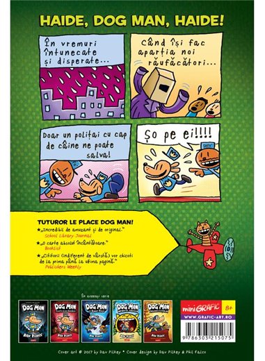 Dog Man (Vol 2). Dog Man se dezlantuie - Dav Pilkey | Grafic [cartonata]