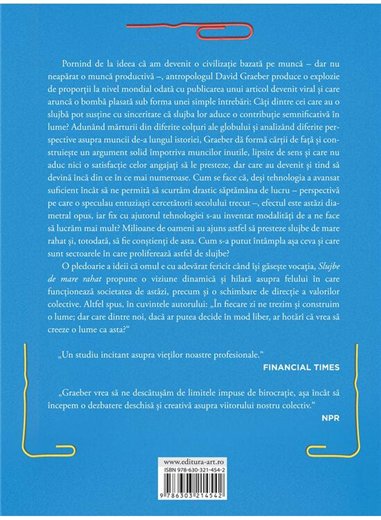 Slujbe de mare rahat - David Graeber | Editura Art [necartonata]