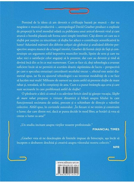 Slujbe de mare rahat - David Graeber | Editura Art [necartonata]
