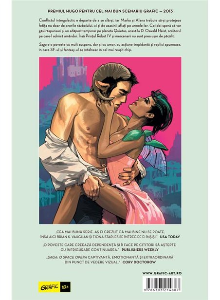 Saga Vol 3 - Brian K. Vaughan, Fiona Staples | Grafic [cartonata]