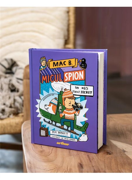 Mac B.: Micul spion (3): Un meci strict secret - Mac Barnett | Arthur [cartonata]