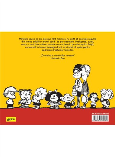 Mafalda. Feminin singular - Quino | Editura Art [cartonata]