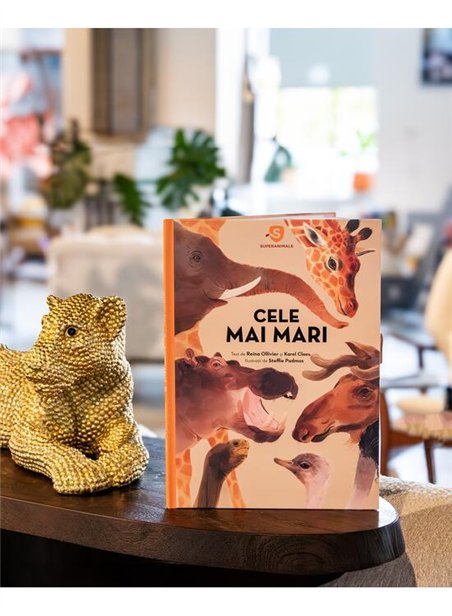 Superanimale 1. Cele mai mari - Reina Ollivier si Karel Claes | Vlad si Cartea cu Genius [cartonata]
