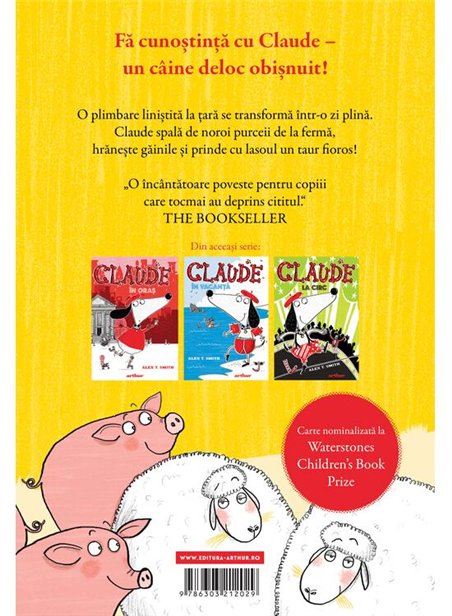 Claude Vol 4: Claude la tara - Alex T. Smith | Arthur [cartonata]