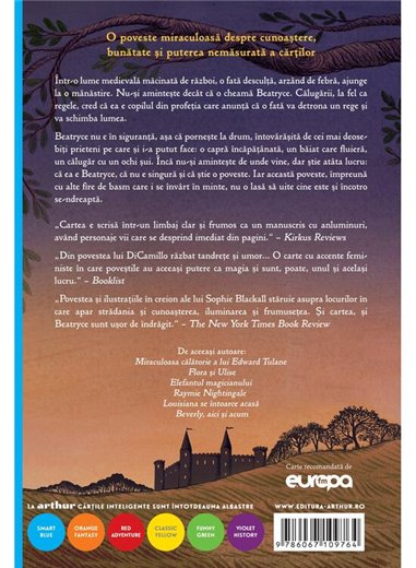 Beatryce si profetia - Kate DiCamillo | Arthur [cartonata]