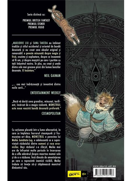 Monstrul 1. Trezirea - Marjorie Liu, Sana Takeda | Grafic [cartonata]
