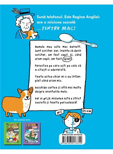 Mac B.: Micul spion (1): Mac sub acoperire - Mac Barnett | Arthur [cartonata]