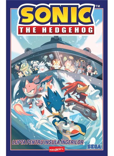 Sonic the Hedgehog 3. Lupta pentru Insula Ingerilor - Ian Flynn | Grafic [cartonata]