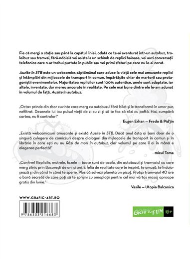 Auzite in autobuz - Alina Simindrescu, Octav Ungureanu | Grafic [cartonata]